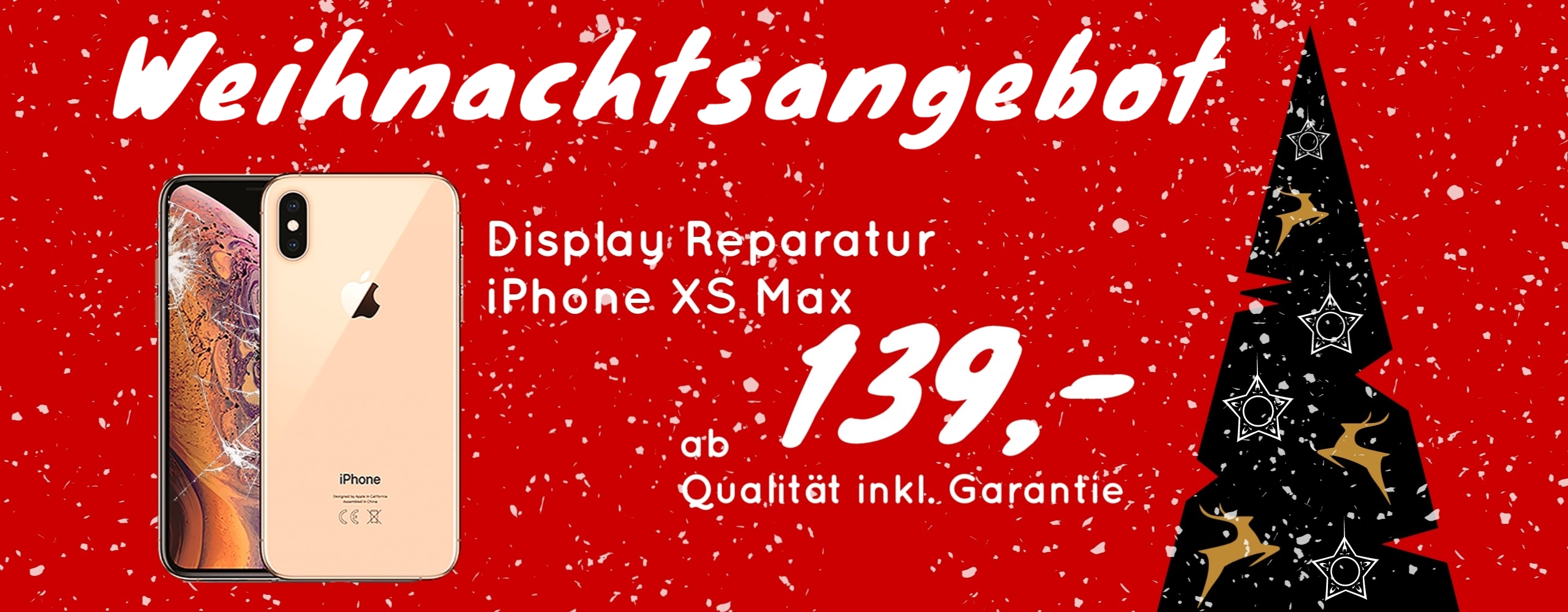 Smartphone Apple iPhone Xs Max Display Glas Handy Reparatur 139,. Euro